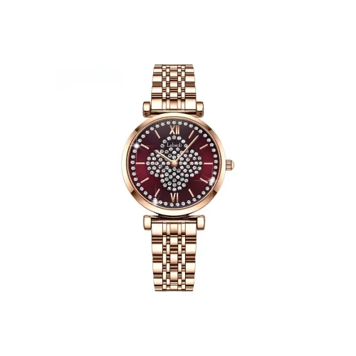 Labaoli LA035 Кварцевый механизм Часы Женские Красный циферблат