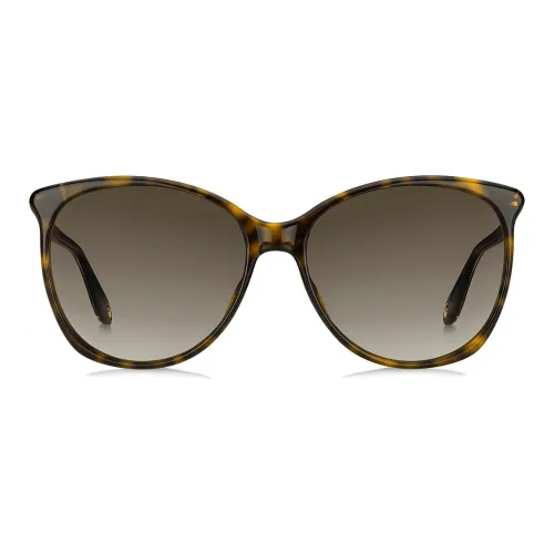 GIVENCHY Круглые солнцезащитные очки Мужские цвет черепаховый