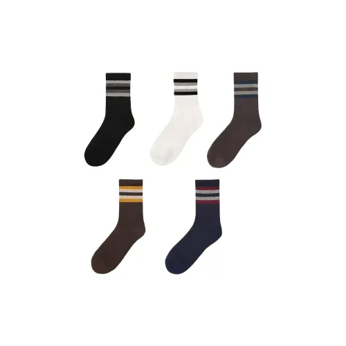 Pan Shijia Носки Crew Мужские упаковка из 5 пар