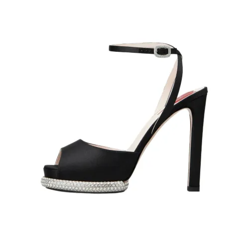 Roger Vivier One Ремень Сандалии 12 см Женские Черные