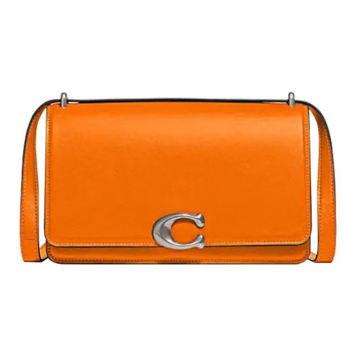 COACH Bandit Коровья кожа Сумка через плечо Сумка на плечо Женская Апельсин