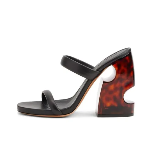 Off Белый Слипоны Женские Черный