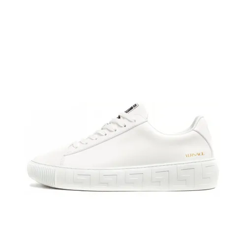 VERSACE Низкий Топ Стильный Скейтбординг Мужской Белый