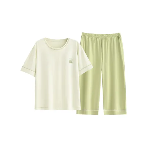 Follow the United States Пижамный комплект Женские Светло-травяной зеленый