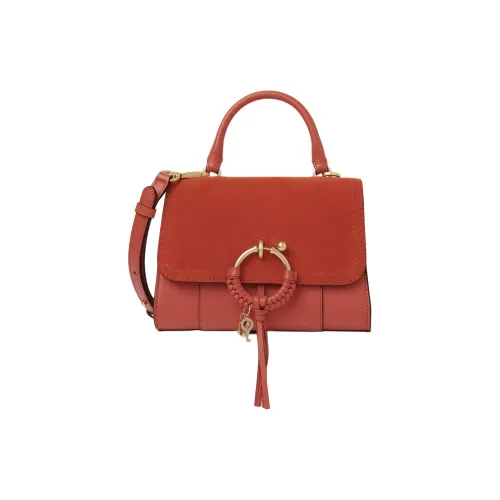 See By Chloe JOAN Series Замша с зернистой кожей коровы Сумка через плечо Сумка Женская Gypsy Апельсин