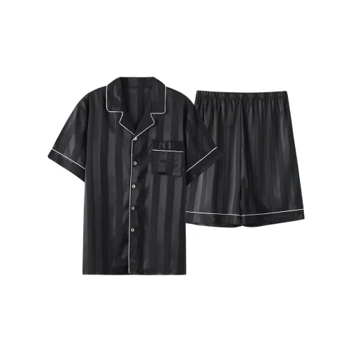 Follow The United States Пижамный комплект Мужской Черный