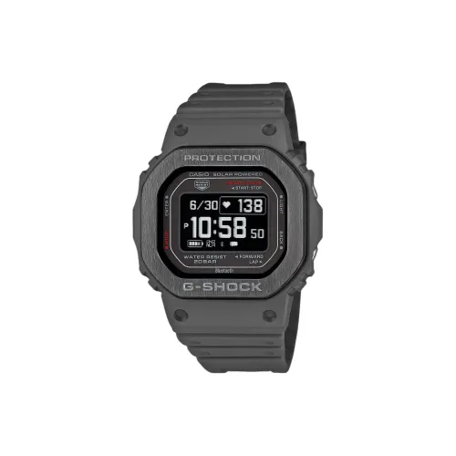 CASIO Кварцевый механизм Смола Ремешок Часы 51,1*44,5*16,6 мм Унисекс Черный циферблат