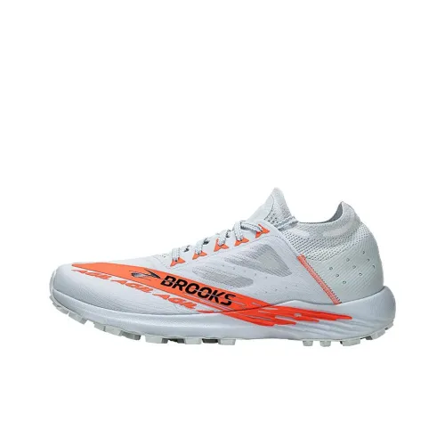 Brooks Catamount Амортизация Износостойкий Низкий Топ для Беговых Дистанций Удобный Унисекс Серый Оранжевый