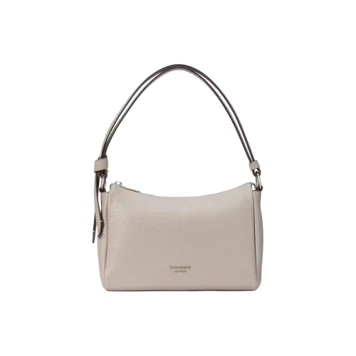 Kate Spade Knott Кожа Портативная Сумка через плечо Сумка на плечо Средняя Женская Теплая Серый Коричневый