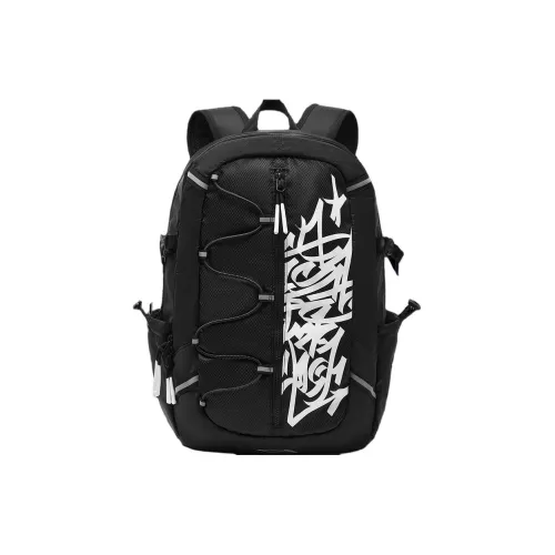 LiNing Полиамид Рюкзак Унисекс Новый Стандартный Черный