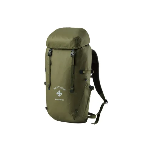 MONTBELL 22L Альпинистский рюкзак для активного отдыха сумка нейлон моховый зеленый унисекс