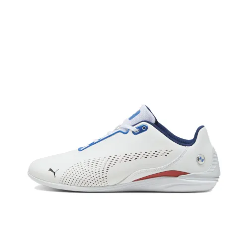 PUMA BMW M Motorsport Drift Cat Decima Low Топ Кэжуал Унисекс Белый Синий Красный