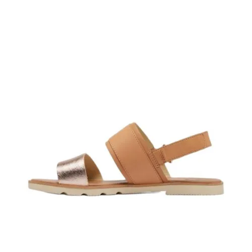 SOREL One Sandals Women's Brown Silver