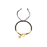 Стиль с черным шнуром