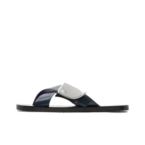 Burberry Шлепанцы Мужские Темно-синие