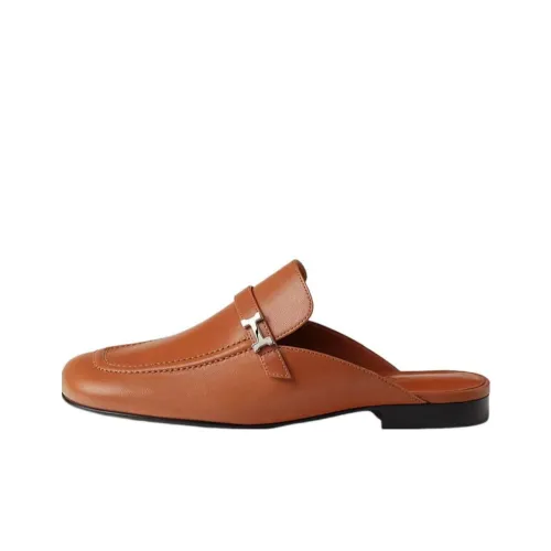 HERMES Слипоны Женские Коричневый