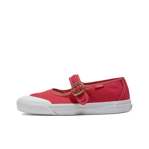 Vans Mary Jane Mary Jane Low Топ Кеды Унисекс Красный
