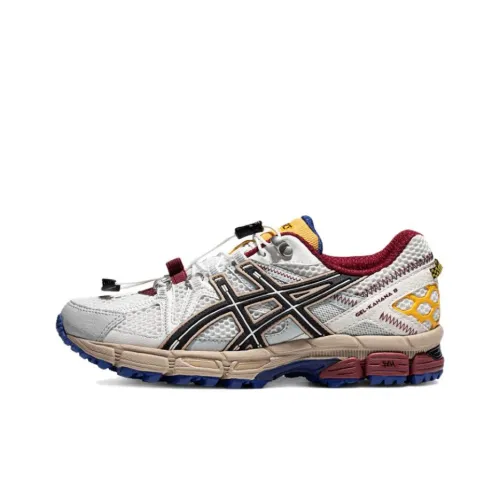 Asics Gel Kahana 8 Беговые кроссовки Низкий верх Белый Черный Желтый Женские