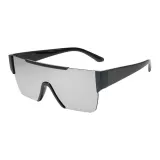 Черная резинка, зеркальные линзы