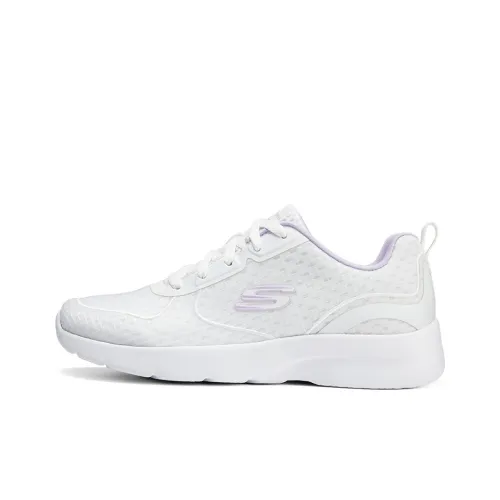Skechers Беговые кроссовки Низкие Белый/Лаванда Женские