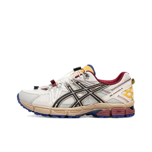 Asics Gel Kahana 8 Беговые кроссовки Низкий верх Белый Черный Красный Мужской