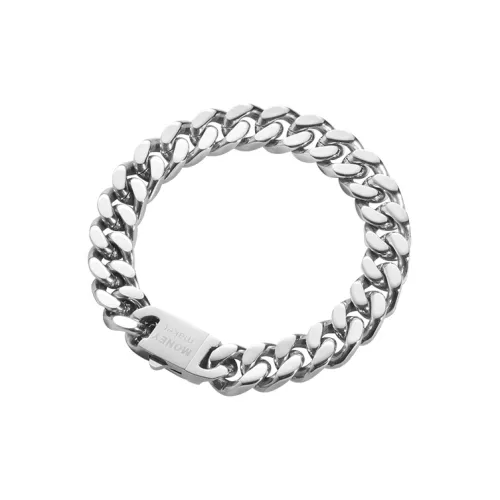 Kelanxi Браслеты из титанового стального сплава Мужской Серебряный