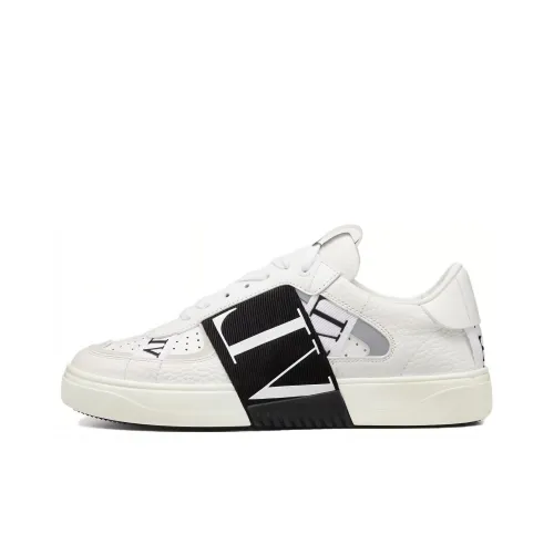 Valentino VL7N Низкий Топ Стильный Скейтбординг Женские Белый Черный