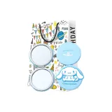 Корица Собака Круглый макияж Зеркальце & Элегантный Подарочный набор Сумка