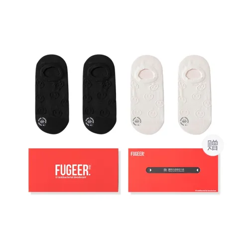 FUGEER No Show Носки Женские Коробка 4 Пачки