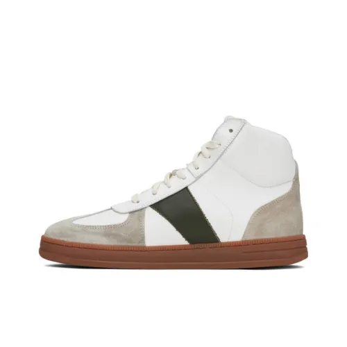 RHUDE Скейтборд Кроссовки MID Топ Белый Черный Коричневый Мужской