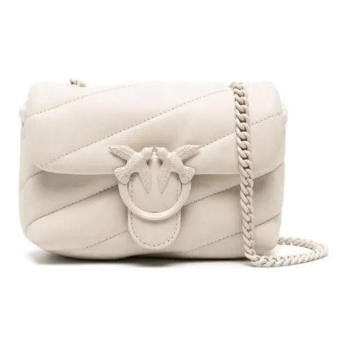 PINKO Puff Sheepskin Сумка через плечо Женская Светлый Бежевый