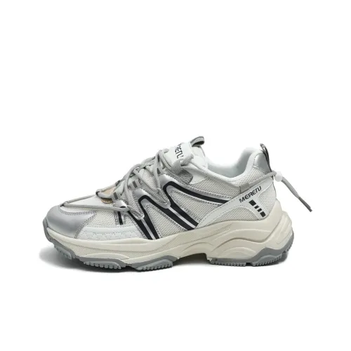 Meiretu Slip-resistant Abrasion-resistant Low Top Footwear Men's Gray Meiretu Противоскользящие Аbrasion-resistant Низкие Кроссовки Мужские Серые