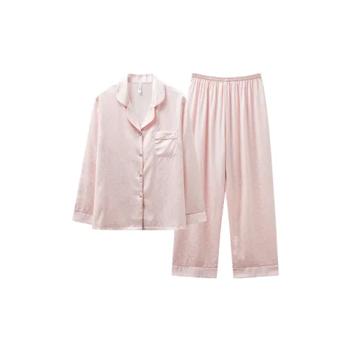 MOOLMEYNO Пижамный комплект женский розовый