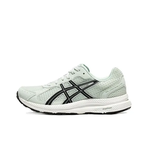 ASICS Гель Contend 7 Амортизация Устойчивость к истиранию Дышащий Отскок Низкий Верх Тренировочные Беговые кроссовки Женские Синий Черный