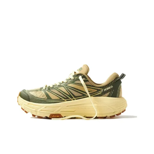 HOKA ONE ONE Mafate Speed 2 Беговые кроссовки Низкий топ Зеленый Бежевый Унисекс