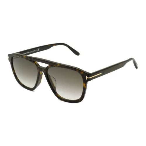 TOM FORD Пластик Aviator Солнцезащитные очки Женские Tortoiseshell