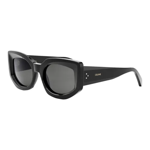 CELINE Ацетат Нерегулярная форма Солнцезащитные очки Унисекс Черный