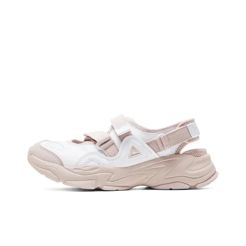 PEAK Mary Jane Сандалии Пляж Лето Тапочки Женские Белые Розовые