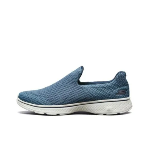 Skechers Go Walk 4 Low Топ Повседневная обувь Мужская Синяя