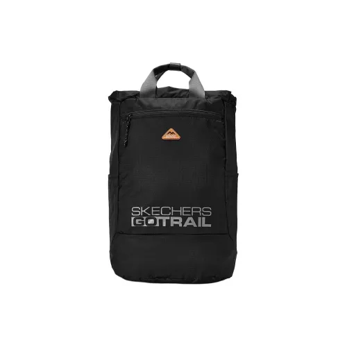 Skechers Ткань Альпинистский рюкзак Рюкзак Унисекс Угольно-черный
