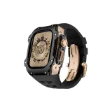 Чёрный bezel, чёрный ремешок.