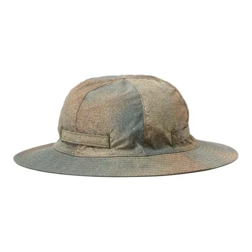 BEAMS совместный бренд Нейлоновые Шляпы ведра Мужские Умбра Зеленый