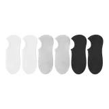 6 пар (Белый 2 + Светло-серый 2 + Черный 2)