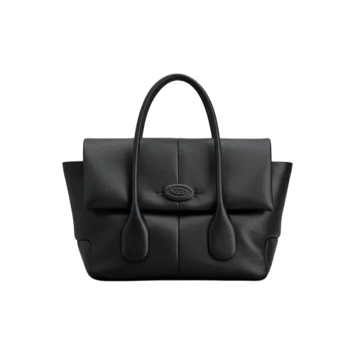 TOD'S DI Телячья кожа Сумка через плечо Сумка Маленькая Женская Черная