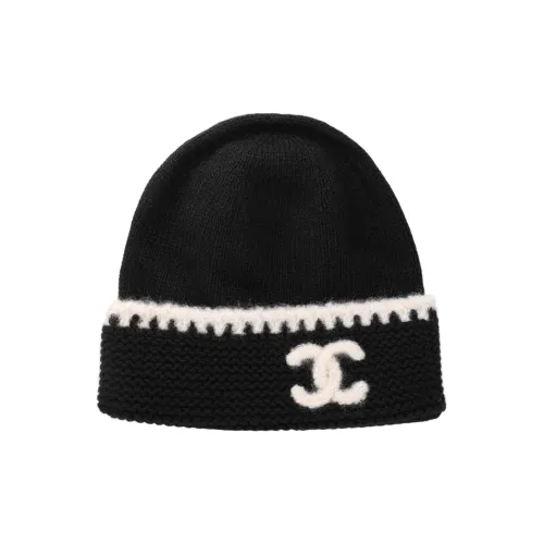 CHANEL Кашемир Шапки-бини Унисекс Черный