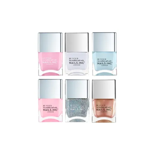 Nails.Inc Празднование Crackers Комплект лака для ногтей 6 штук