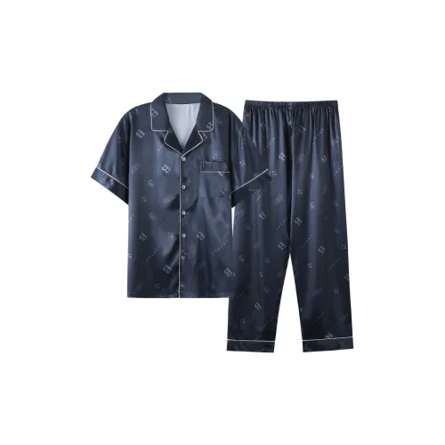 Follow The United States Пижамный комплект Мужской Haze Синий