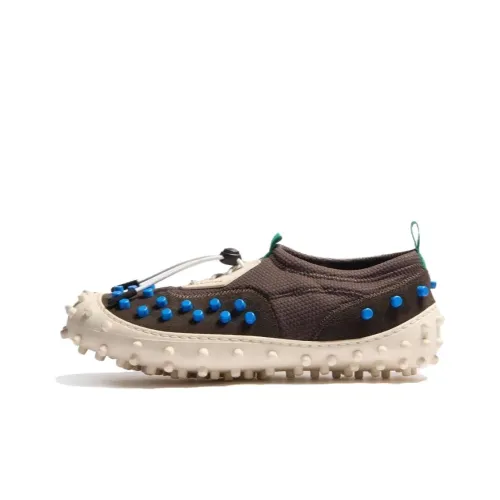 Sunnei Лоферы с резиновым подошвой Унисекс Синий Коричневый