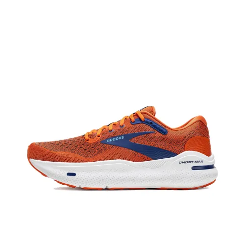 Brooks Ghost Ma Амортизация Износостойкие Низкие Кроссовки для Бега Мужские Оранжевые Синие