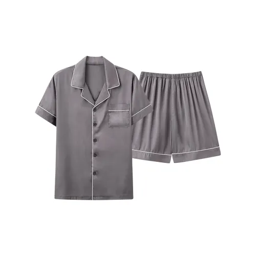 Follow The United States Пижамный комплект Мужской Темно-серый